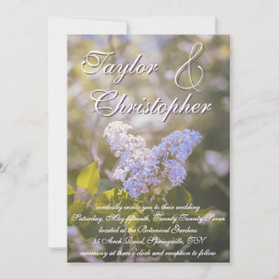 Lilac Wedding Invitation