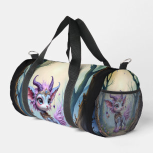 Lilac Whisper – Enchanted Forest Guardian. Duffle Bag