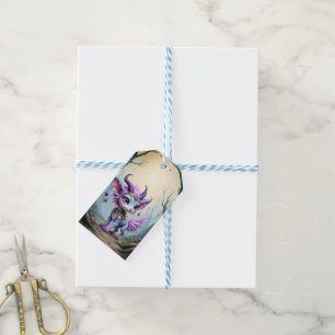 Lilac Whisper – Enchanted Forest Guardian.  Gift Tags