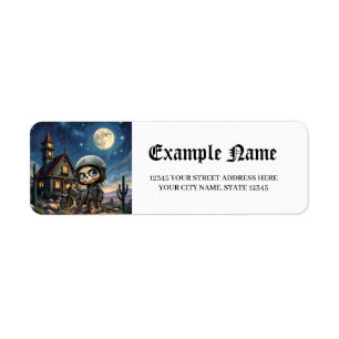 Lilac Whisper – Enchanted Forest Guardian. Return Address Label