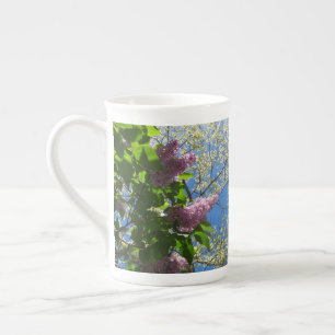 Lilacs and Cherry Blossoms - Martha's Vineyard Bone China Mug