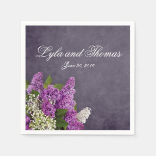 Lilacs and Lily of the Valley Napkin