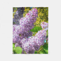 Lilacs blanket