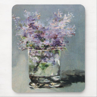Lilacs in a Glass by Edouard Manet Mouse Pad