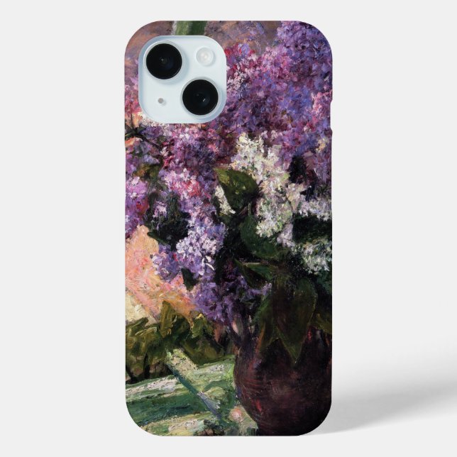 Lilacs in a Window | Mary Cassatt Case-Mate iPhone Case (Back)