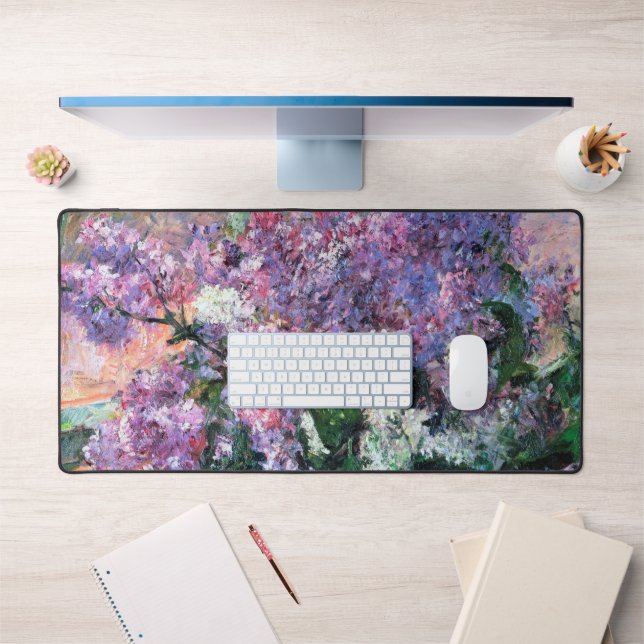 Lilacs in a Window, Mary Cassatt Desk Mat (Office 1)