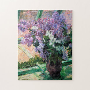 Lilacs in a Window, Mary Cassatt Jigsaw Puzzle
