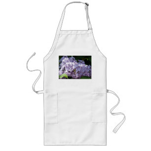 Lilacs in Full Bloom Long Apron