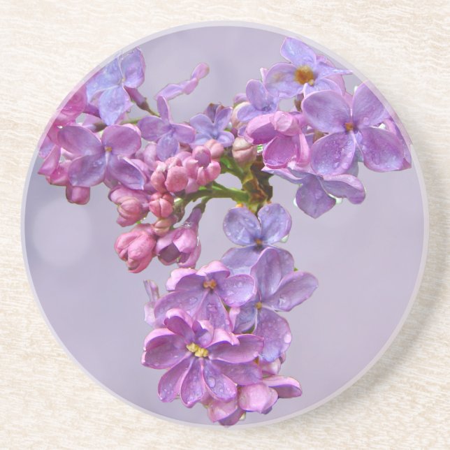 Lilacs in Springtime Coaster (Front)