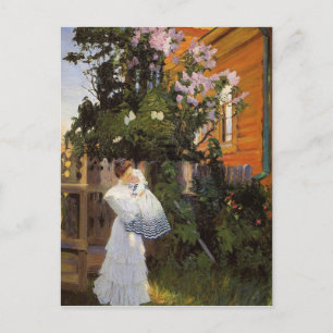 Lilacs in Sun Postcard