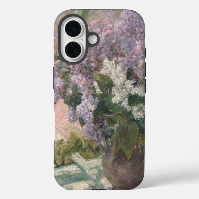Lilacs in Window by Mary Cassatt American Painter Case-Mate iPhone Case (Back)