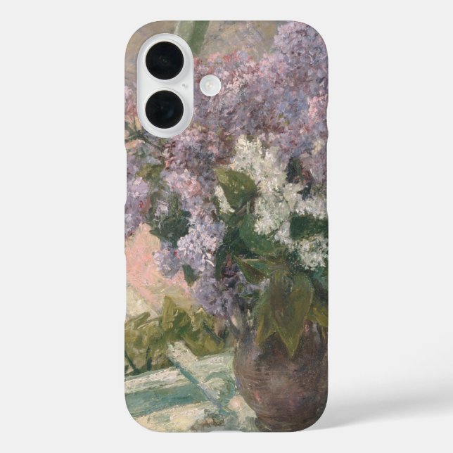 Lilacs in Window by Mary Cassatt American Painter Case-Mate iPhone Case (Back)