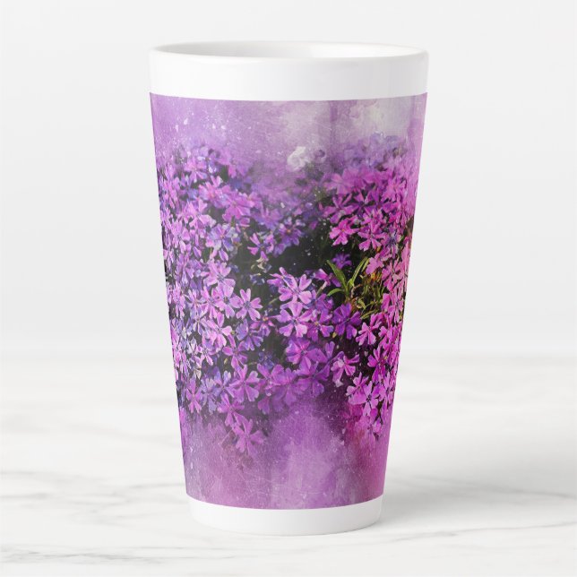 Lilacs Latte Mug (Front)