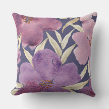 Lilacs on watercolor