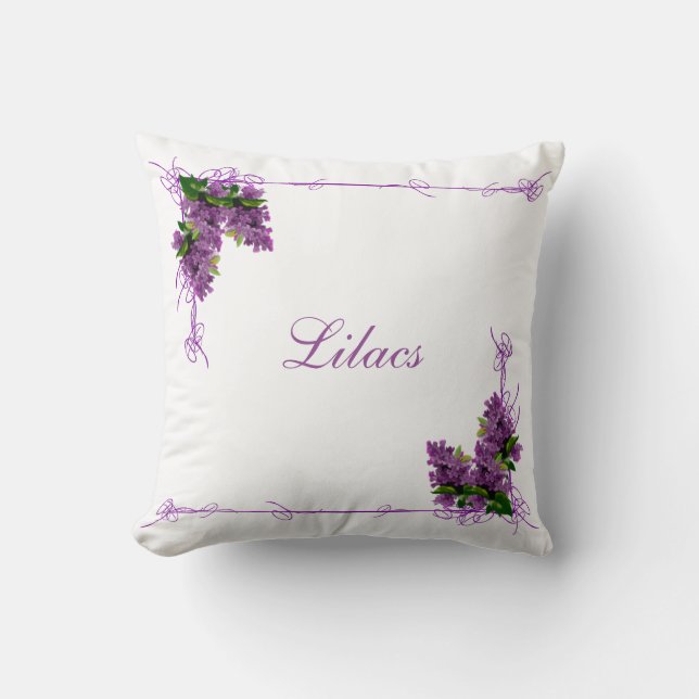 Lilacs Pillow (Front)
