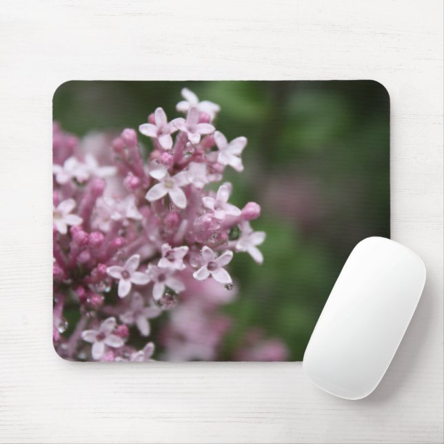 Lilacs Purple Garden Mouse Pad (With Mouse)
