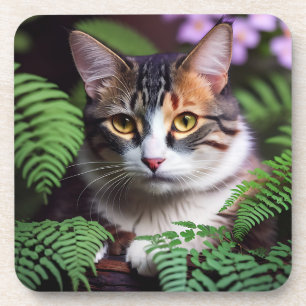 Lilah the Tortoiseshell: A Purfectly Beautiful Cat Coaster
