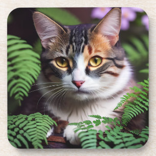 Lilah the Tortoiseshell: A Purfectly Beautiful Cat Coaster