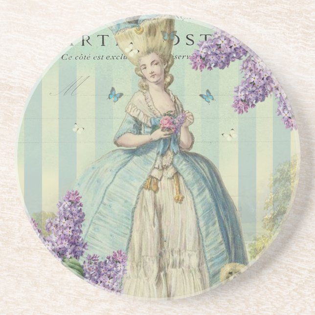 Lilas au printemps coaster (Front)