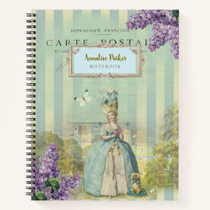 Lilas au printemps French inspired Personalised Notebook