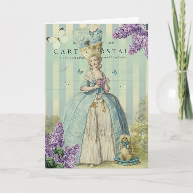 Lilas au printemps, Happy Birthday Card (Front)