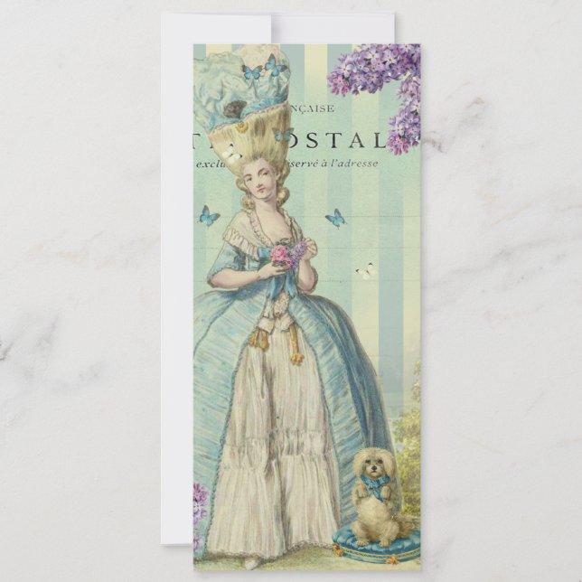 Lilas au printemps invitation (Front)