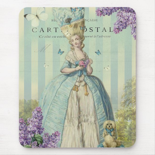 Lilas au printemps mouse pad (Front)