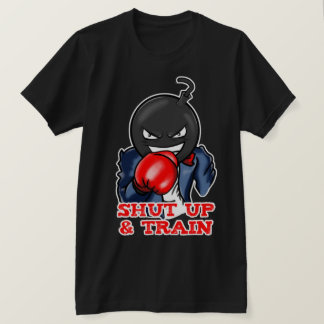 LilBomb Shut Up and Train T Shirt Black