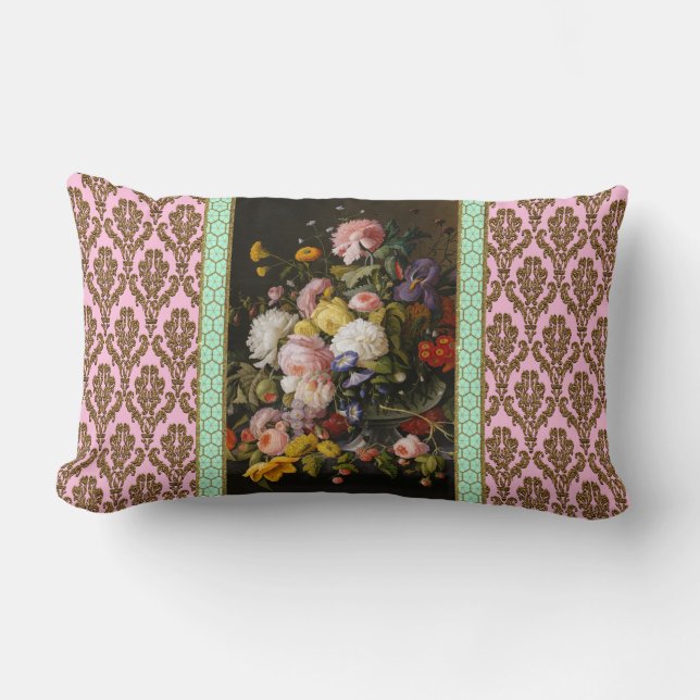 Lilflormth Floral Lumbar Lumbar Cushion (Front)