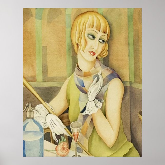 Lili Elbe by Gerda Wegener [1886 - 1940] Poster (Front)