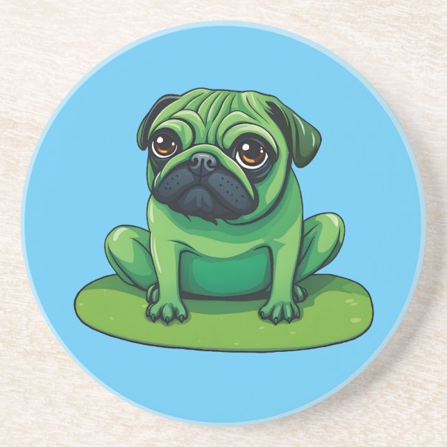 Lili Pug Coaster (Front)