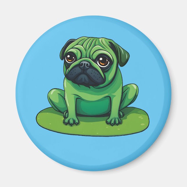 Lili Pug Magnet (Front)