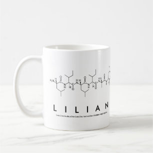 Lilian peptide name mug