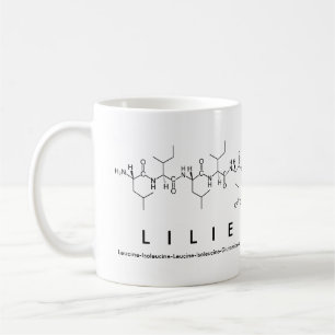 Lilie peptide name mug