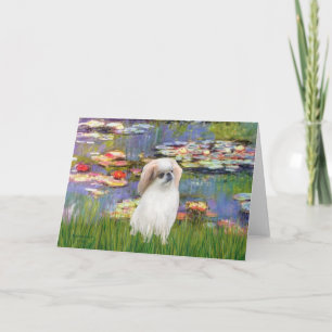 Lilies 2 - Japanese Chin (L2) Card