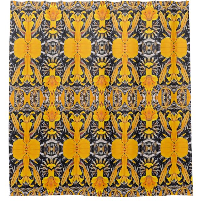 Lilies 2 shower curtain (Front)