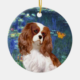 Lilies 5- Cavalier (Blenheim) Ceramic Ornament