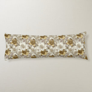 Lilies Botanical Housewarming Hawaiian Wedge Body Cushion