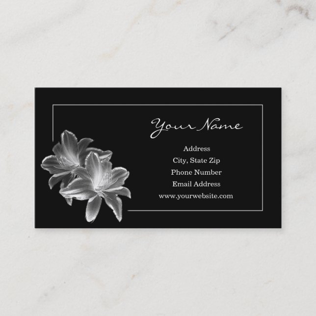 Lilies Business Card (Front)