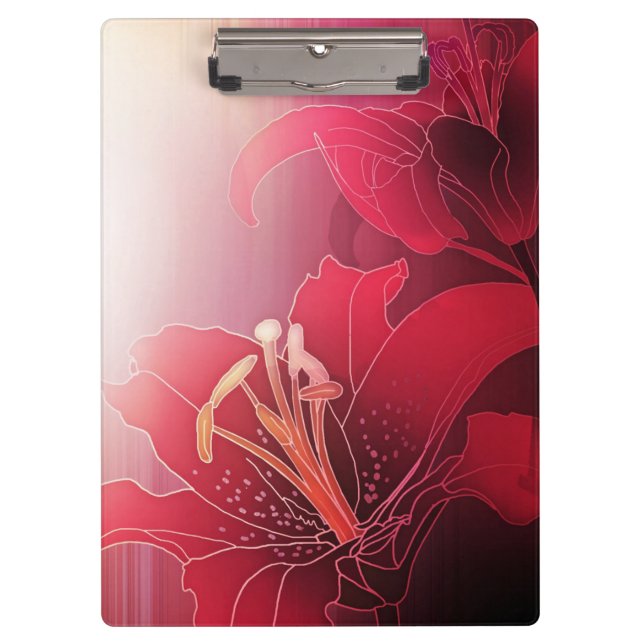 Lilies Clipboard (Front)