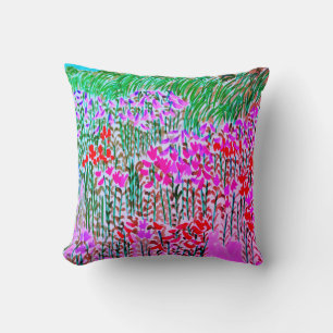 Lilies Everywhere Throw Pillow