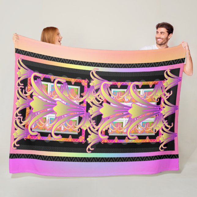 Lilies  fleece blanket (In Situ)