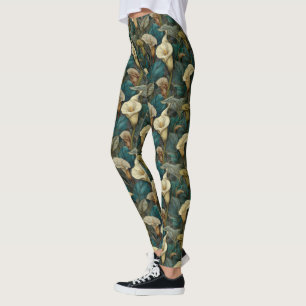  lilies  Flower Gym Wear Calla lilies Aesthetic  Leggings
