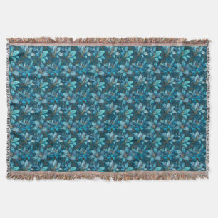 Lilies Flower Nursery Decor Cottagecore Snuggle Throw Blanket