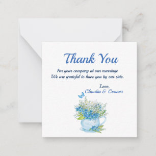 Lilies Flower Of The Valley Thank You Card