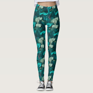 lilies Gym Wear Calla lilies Luxury Moms Mothers Leggings