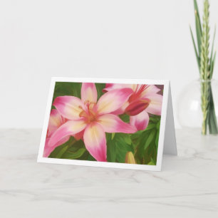 Lilies in Bloom Card