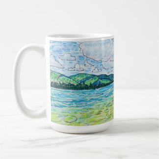 Lilies in Lake Coffee Mug