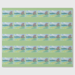 Lilies in Lake Wrapping Paper