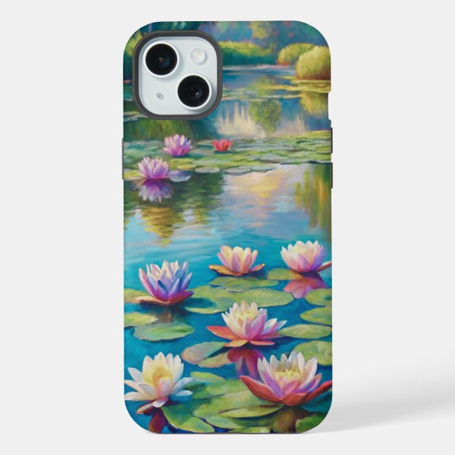 Lilies in the River iPhone Case (Back)